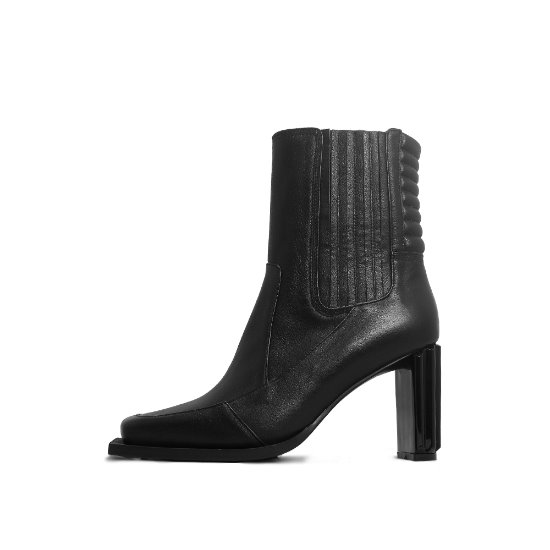 SQUARE INSOLE ANKLE BOOTS NUH4552BK