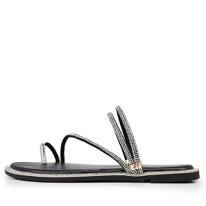 CRYSTAL TWO WAY SANDALS NUH4701BK