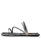 CRYSTAL TWO WAY SANDALS NUH4701BK